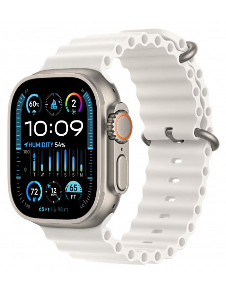 Išmanusis laikrodis Apple Watch Ultra 2 GPS + Cellular, 49mm Titanium Case with White Ocean Band