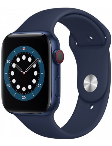 Išmanusis laikrodis Apple Watch Series 6 GPS + Cellular, 44mm Blue Aluminium Case with Deep Navy Spo