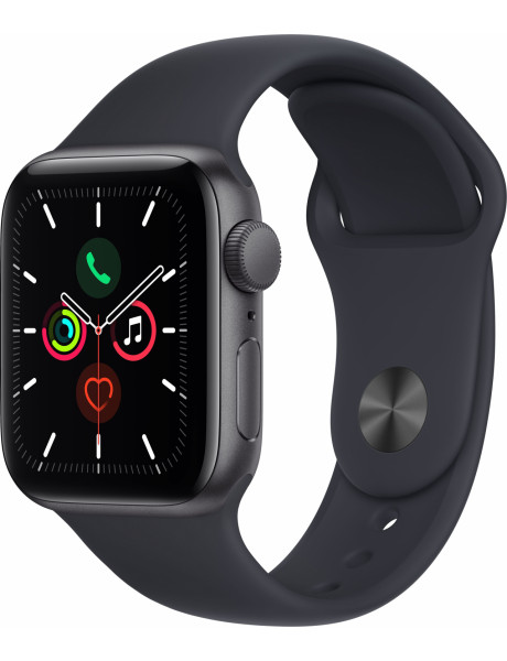 Išmanusis laikrodis Apple Watch SE GPS, 40mm Space Grey Aluminium Case with Midnight Sport Band - Re