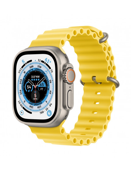Išmanusis laikrodis  Apple Watch Ultra GPS + Cellular, 49mm Titanium Case with Yellow Ocean Band