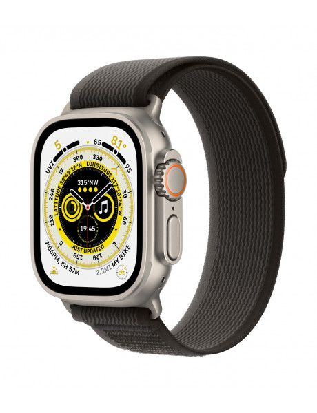 Išmanusis laikrodis  Apple Watch Ultra GPS + Cellular, 49mm Titanium Case with Black/Gray Trail Loop - M/L