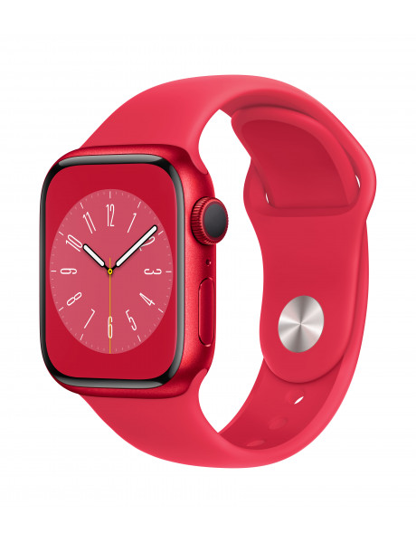 Išmanusis laikrodis Apple Watch Series 8 GPS 45mm (PRODUCT)RED Aluminium Case with (PRODUCT)RED Sport Band - Regular