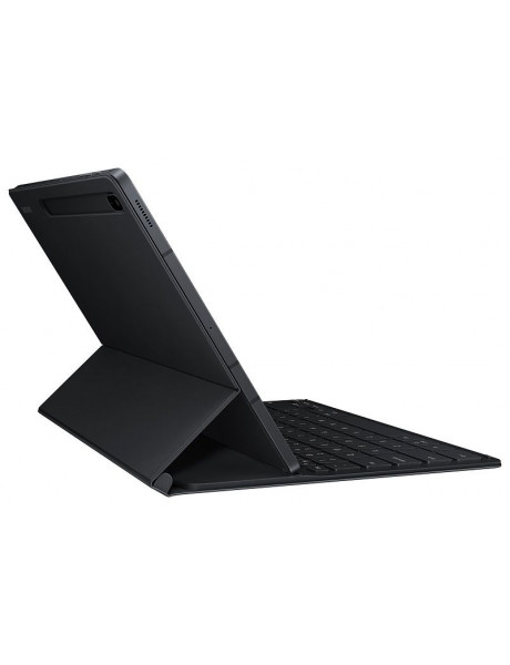 Dėklas DX910UBE Book Cover Keyboard Slim for Samsung Galaxy Tab S9 Ultra, Black