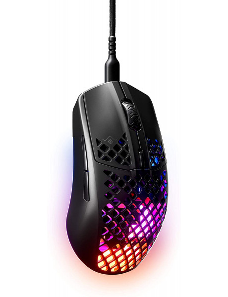 SteelSeries Gaming Mouse Aerox 3, Optical, RGB LED light, Black