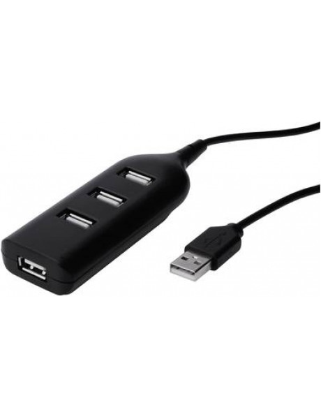 USB šakotuvas Digitus USB 2.0 Hub, 4-Port, Bus Powered 4 X USB A/F AT Connected Cable AB-50001-1 377