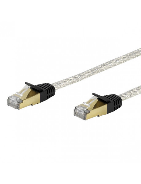 TINKLO KABELIS Cat 6 network cable,1:1,2x RJ45,3m,transparent
