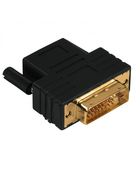 ADAPTERIS HAMA Compact Adapter, DVI-D plug - HDMI™ socket, black