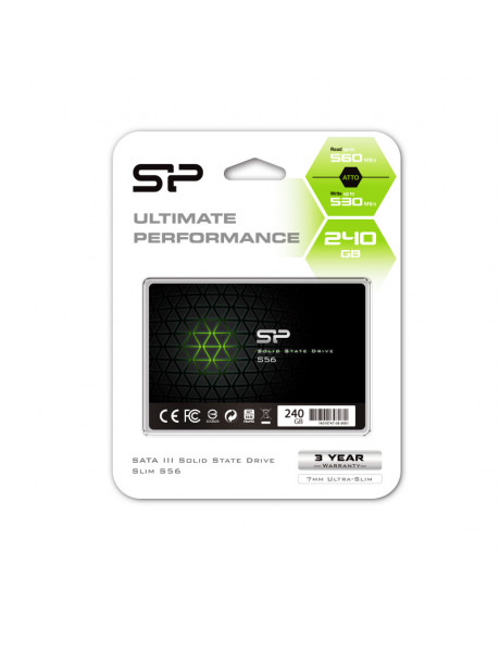 Vidinis SSD Silicon Power | S56 | 240 GB | SSD form factor 2.5