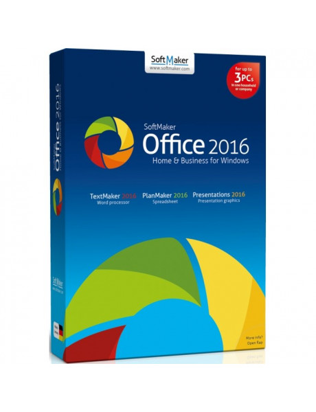 Programa Softmaker Office Home&Business 2016 BOX, Nauja lic., 1kompl.