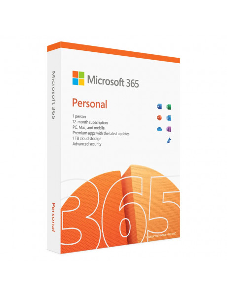 Programinė įranga Microsoft M365 Personal English EuroZone Subscr 1YR MedialessP8