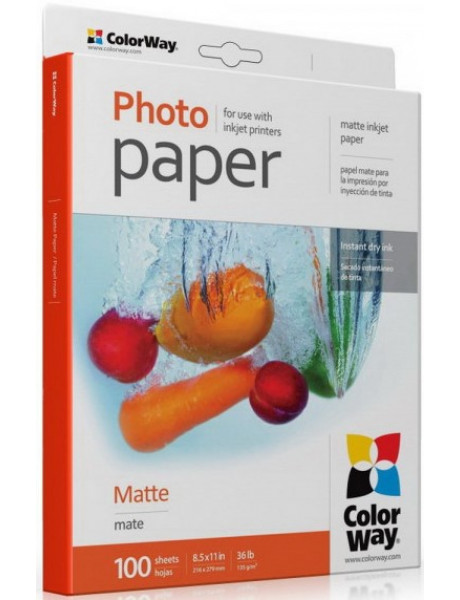 FOTOPOPIERIUS COLORWAY  Matte Photo Paper, 100 sheets, 10x15, 190 g/m
