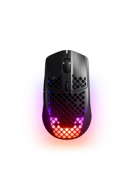ŽAIDIMŲ PELĖ SteelSeries Gaming Mouse Aerox 3 Wireless (2022 Edition), Optical, RGB LED light, Onyx,
