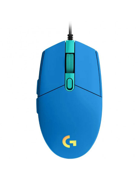 ŽAIDIMŲ PELĖ LOGITECH G203 LIGHTSYNC Gaming Mouse - BLUE - USB - EMEA - G