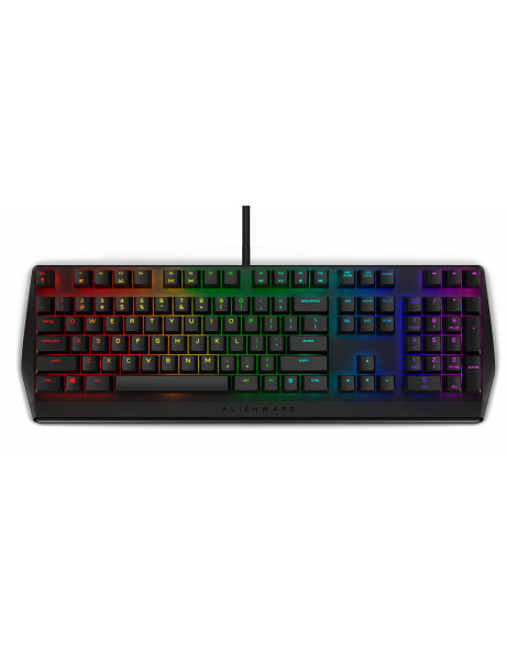 ŽAIDIMŲ KLAVIATŪRA Dell Alienware RGB AW410K Mechanical Gaming Keyboard, RGB LED light, US, Wired, D