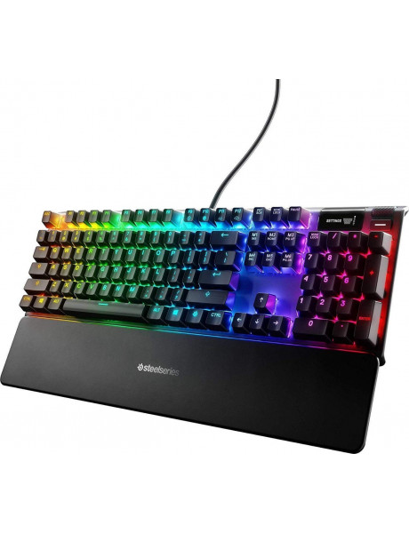 KLAVIATŪRA SteelSeries APEX 7, Gaming keyboard, RGB LED light, US, Wired,
