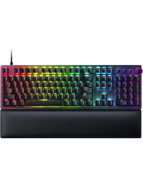 Razer Huntsman V2 Optical Gaming Keyboard RGB LED light, US, Wired, Black, Linear Red Switch, Numeri