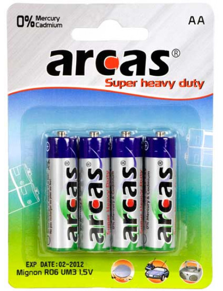 Arcas AA/R6 Super Heavy Duty 4 pc(s)