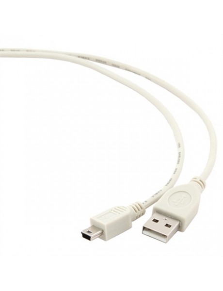 Kabelis Gembird Mini-USB cable, 1.8m (white)