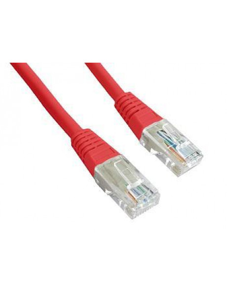 PATCH CABLE CAT5E UTP 0.5M/RED PP12-0.5M/R GEMBIRD
