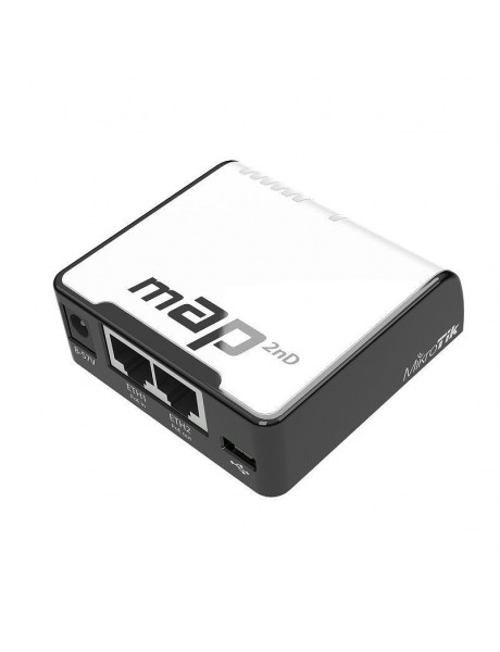 MikroTik | mAP RBmAP2nD | 802.11n | 10/100 Mbit/s | Ethernet LAN (RJ-45) ports 2 | MU-MiMO No | PoE in/out
