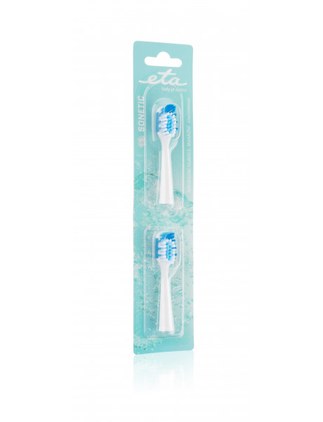 ETA Toothbrush replacement  for ETA0709 Heads, For adults, Number of brush heads included 2, White