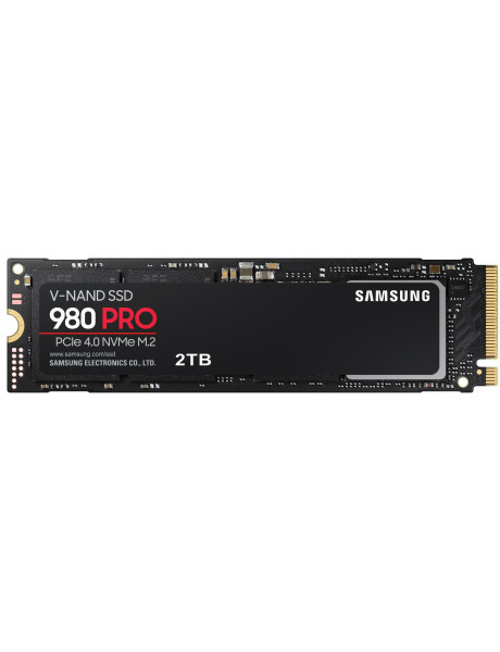 SSD|SAMSUNG|980 Pro|2TB|M.2|NVMe|Write speed 5000 MBytes/sec|Read speed 7000 MBytes/sec|2.3mm|MTBF 1500000 hours|MZ-V8P2T0BW