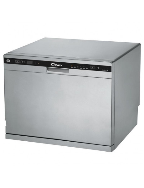 Candy Dishwasher CDCP 8S Table, Width 55 cm, Number of place settings 8, Number of programs 6, Energy efficiency class F, Silver