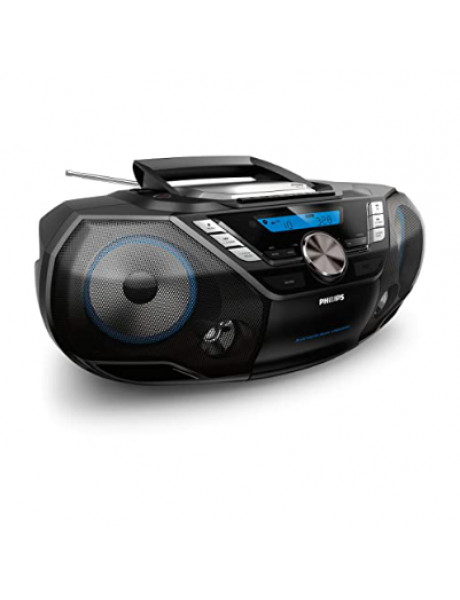 Philips CD Soundmachine AZB798T/12, Bluetooth, CD, MP3-CD, USB, DAB+, FM, Cassette, 12W