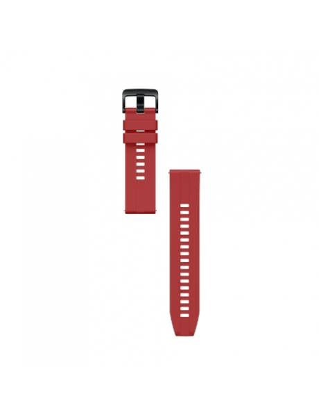 Huawei Fluoroelastomer Strap (Vermilion Red) 22m, for Watch GT Series (46mm) WATCH 3 Series, EasyFit 2-22F0 Huawei