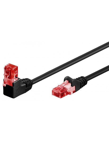 Goobay Patch Cable 51517 Cat 6, U/UTP, Black, 3 m