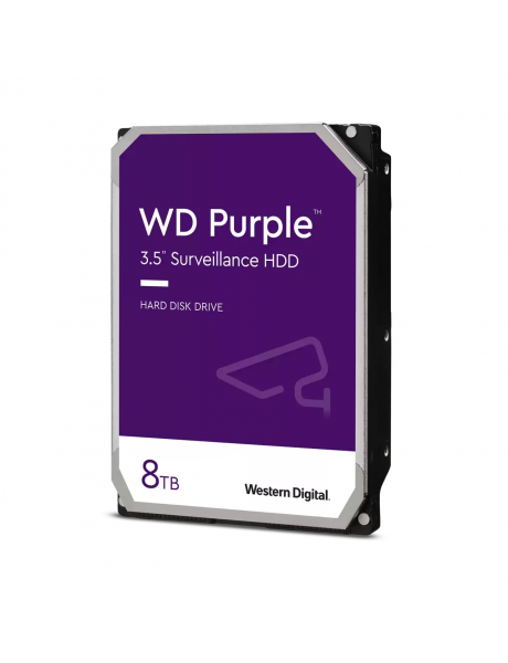 Western Digital | Surveillance Hard Drive | Purple WD84PURZ | 5640 RPM | 8000 GB