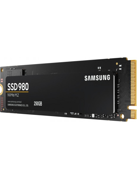 SSD|SAMSUNG|980 Evo|250GB|M.2|PCIE|NVMe|MLC|Write speed 1300 MBytes/sec|Read speed 2900 MBytes/sec|2.38mm|TBW 150 TB|MTBF 1500000 hours|MZ-V8V250BW