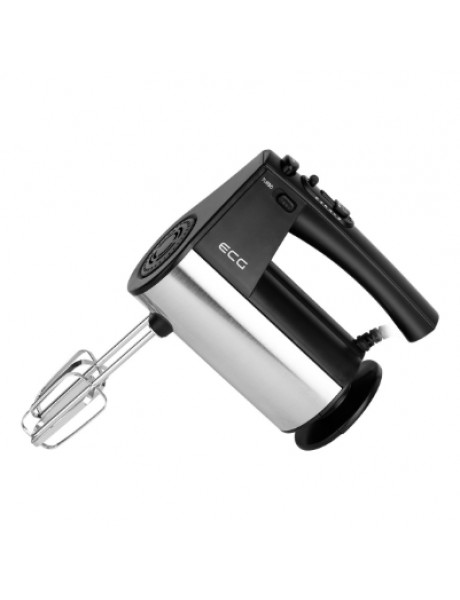 ECG Hand mixer RS 5011, 10 speed settings, TURBO boost button, 2 whisks , 2 kneading hooks, 500W Powerful motor
