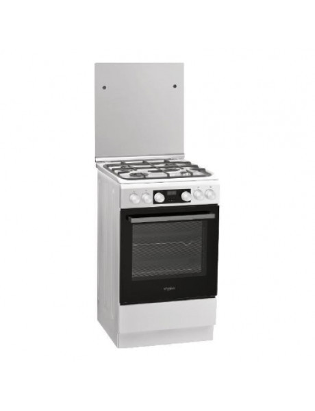 WHIRLPOOL Cooker WS5G8CHW/E, Gas/Electric, Width 50 cm, White