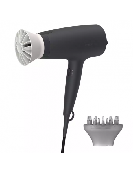 Philips Hair Dryer BHD302/30 1600 W, Number of temperature settings 3, Diffuser nozzle, Black