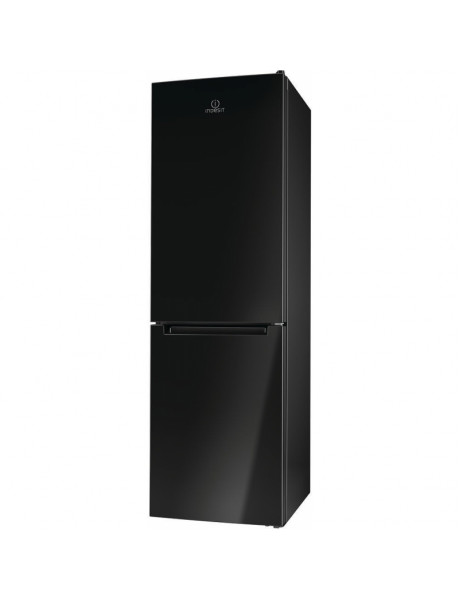 INDESIT Refrigerator LI8 SN2E K Energy efficiency class F Free standing Combi Height 188.9 cm Fridge net capacity 230 L Freezer net capacity 98 L 40 dB Black
