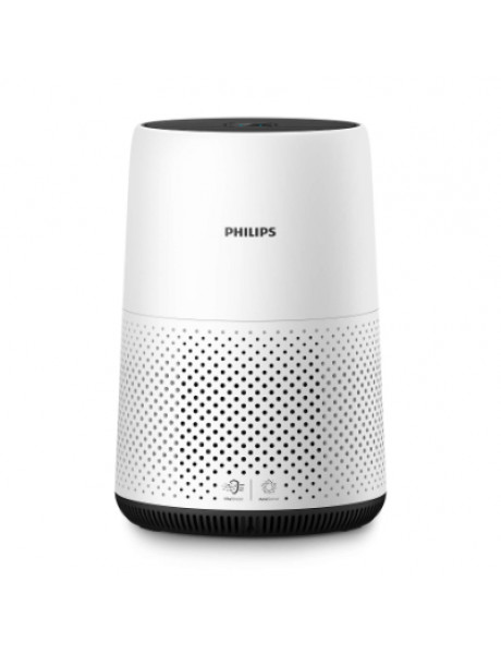 Philips Series 800 Air Purifier AC0820/30, Removes 99.5% particles @3nm, Up to 49 m2, Air quality color feedback, Auto & Sleep mode