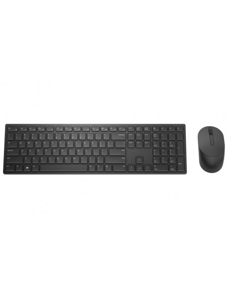 Dell Pro Keyboard and Mouse (RTL BOX)  KM5221W Wireless, Wireless (2.4 GHz), Batteries included, US International (QWERTY), Black