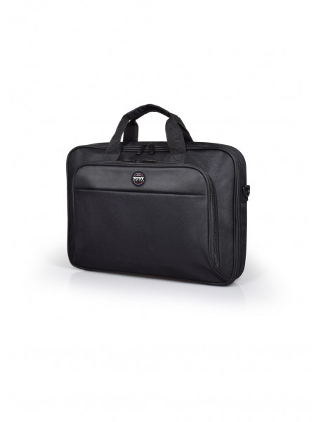 PORT DESIGNS HANOI II CLAMSHELL 13/14 Briefcase, Black PORT DESIGNS | Fits up to size  