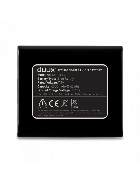 Duux Dock & Battery Pack for Whisper Flex 6300 mAh  Whisper Flex (DXCF10/11/12/13), Whisper Flex Ultimate (DXCF14/15), Black