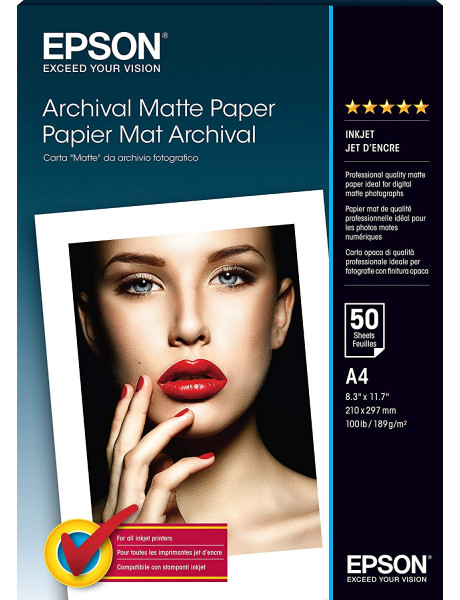 Archival Matte Paper - A4 - 50 Sheets | A4