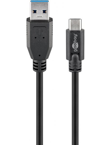 Goobay | Round cable | A | 67999 | USB 3.0 male (type A) | USB-C male | Mbit/s