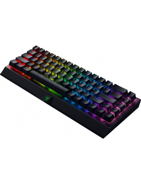 Razer Mechanical Gaming keyboard BlackWidow V3 Mini HyperSpeed  RGB LED light, US, Wireless, Black, Yellow Switch