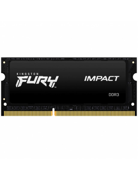 Kingston Fury Impact 8 GB, DDR3L, 1600 MHz, Notebook, Registered No, ECC No