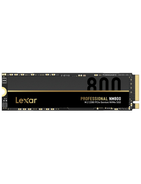 Lexar M.2 NVMe SSD NM800 1000 GB, SSD form factor M.2 2280, SSD interface PCIe Gen4x4, Write speed 5800 MB/s, Read speed 7400 MB/s