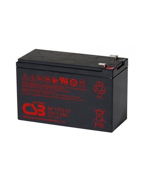 CSB Battery | GP1272 | VA | W | V | 7.2 Ah | 12 V