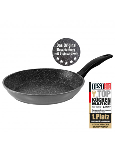Stoneline Pan 6843 Frying Diameter 26 cm Suitable for induction hob Fixed handle Anthracite