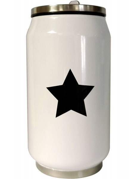 Yoko Design 1380/7821 Isothermal tin can, White/ black, Capacity 0.28 L,