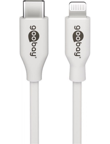 Goobay | Lightning - USB-C USB charging and sync cable | USB-C to Lightning Apple Lightning male (8-pin) | USB-C male