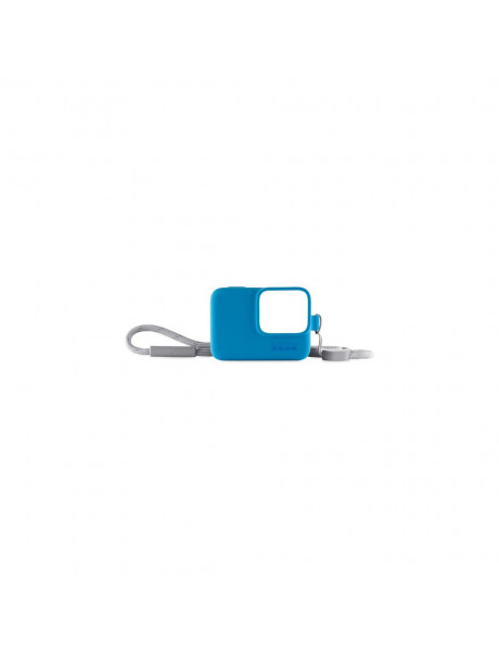 Silikonis dėklas - GoPro Sleeve & Lanyard (Blue)